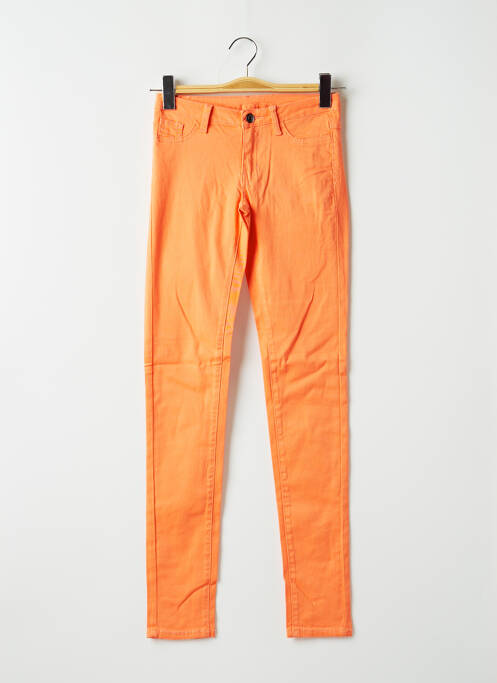 Pantalon slim orange VILA pour femme