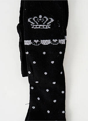 Collants imprimé fantaisie noir BF & L fille