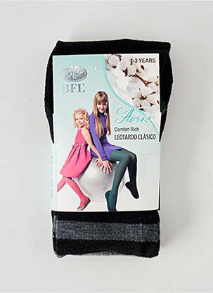 Collants imprimé pois noir BF & L fille