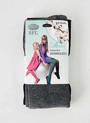 Collants imprimé fantaisie gris BF & L fille