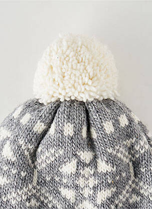 Bonnet empiècements gris MAXIMO enfant