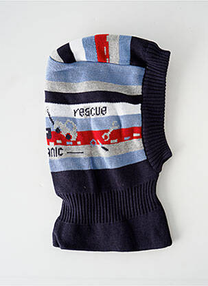 Bonnet imprimé fantaisie bleu MAXIMO garçon