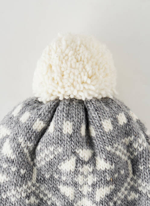 Bonnet gris MAXIMO pour enfant