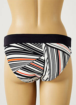 Bas de maillot de bain effet matière satinée culotte blanc BELCOR femme