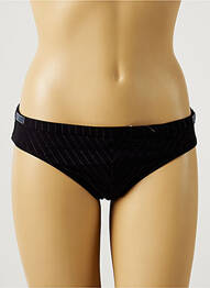 Bas de maillot de bain imprimé rayures culotte noir VANITY FAIR femme