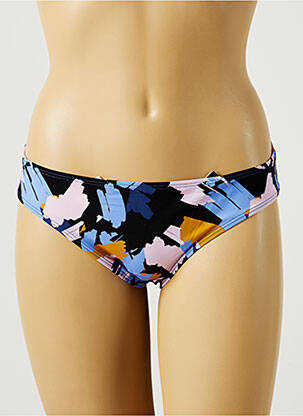 Bas de maillot de bain imprimé fantaisie culotte noir LOU femme
