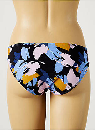 Bas de maillot de bain imprimé fantaisie culotte noir LOU femme