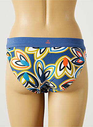 Bas de maillot de bain imprimé fantaisie culotte bleu BESTFORM femme