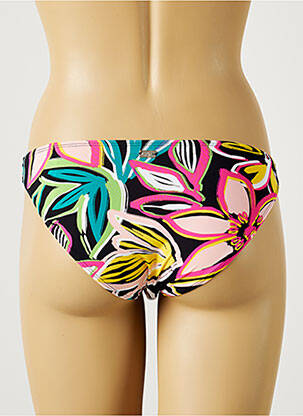 Bas de maillot de bain imprimé fleurs culotte noir CHERRY BEACH femme
