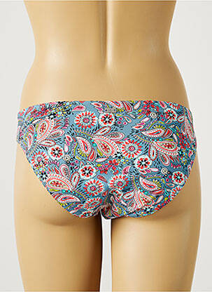 Bas de maillot de bain effet matière satinée culotte gris CHERRY BEACH femme