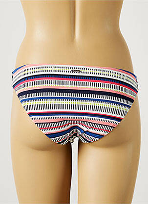 Bas de maillot de bain effet matière satinée culotte blanc VARIANCE femme