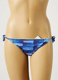 Bas de maillot de bain imprimé fantaisie bikini bleu CHERRY BEACH femme