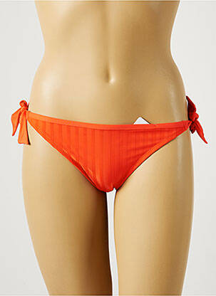 Bas de maillot de bain orange CHERRY BEACH pour femme