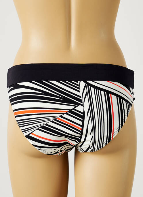 Bas de maillot de bain effet matière satinée culotte blanc BELCOR femme