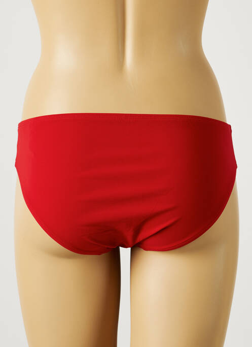 Bas de maillot de bain rouge LOU pour femme