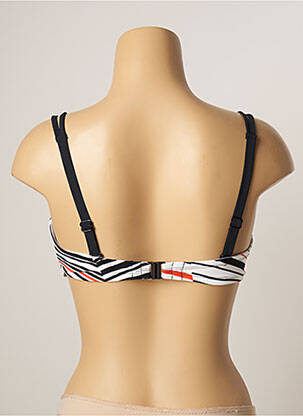 Haut de maillot de bain stretch haut soutien-gorge balconnet blanc BELCOR femme