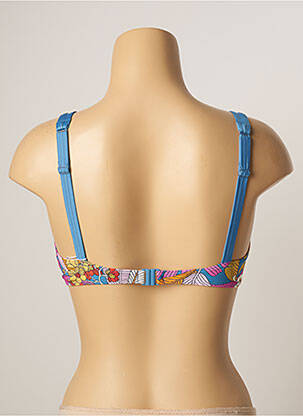 Haut de maillot de bain stretch bleu BELCOR femme