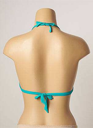 Haut de maillot de bain stretch haut soutien-gorge avec mousse de rembourrage amovible bleu VARIANCE femme