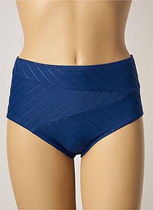 Bas de maillot de bain stretch culotte bleu LOU femme