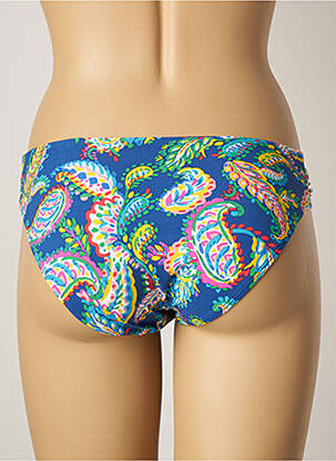 Bas de maillot de bain stretch culotte bleu BELCOR femme