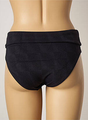 Bas de maillot de bain imprimé fantaisie culotte noir LOU femme
