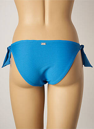 Bas de maillot de bain stretch bikini bleu CHERRY BEACH femme