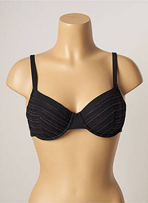 Haut de maillot de bain haut soutien-gorge emboitant haut soutien-gorge emboitant noir LOU femme