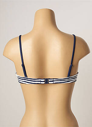 Haut de maillot de bain stretch haut bandeau bleu CHERRY BEACH femme
