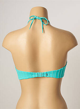 Haut de maillot de bain haut soutien-gorge moulé haut soutien-gorge moulé bleu LOU femme