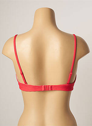 Haut de maillot de bain stretch haut bandeau rose CHERRY BEACH femme
