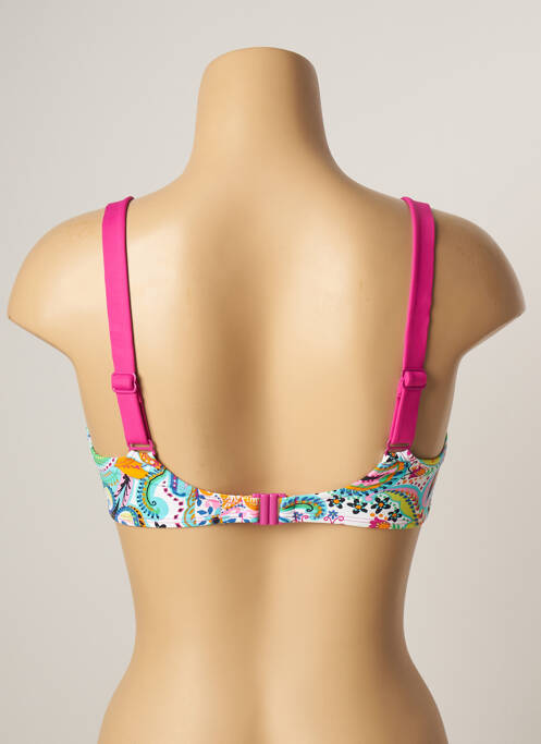 Haut de maillot de bain stretch haut soutien-gorge emboitant vert BESTFORM femme