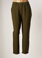 Pantalon chino vert COSTA 8 MANI pour femme seconde vue