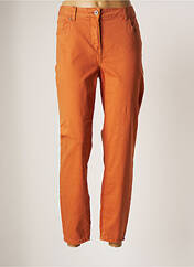 Pantalon droit orange COPENHAGEN pour femme seconde vue