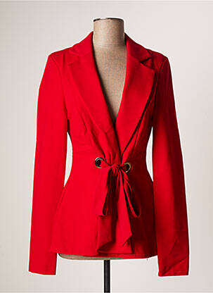 Blazer coupe cintrée rouge JOSEPH RIBKOFF femme