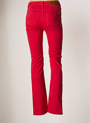 Pantalon droit stretch taille normale rose VOTRE NOM femme
