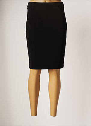 Jupe mi-longue taille normale noir EDAS femme