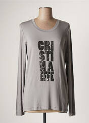 T-shirt gris CRISTINA EFFE pour femme seconde vue
