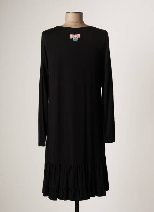 Robe mi-longue noir POUPEE CHIC pour femme