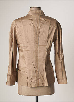 Veste casual col rond beige MARITHE & FRANCOIS GIRBAUD femme