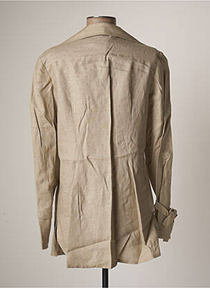 Tunique manches longues col chemisier beige PATRICK MENDES femme