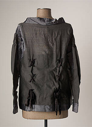 Veste casual coupe droite gris MARITHE & FRANCOIS GIRBAUD femme