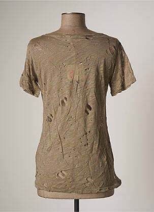 T-shirt stretch manches courtes vert JAD femme