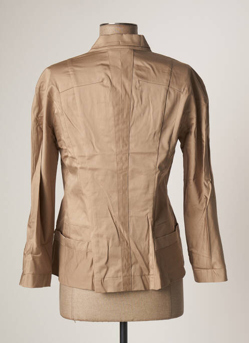 Veste casual col rond beige MARITHE & FRANCOIS GIRBAUD femme