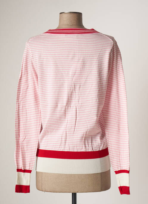 Gilet manches longues rose STEFAN GREEN pour femme