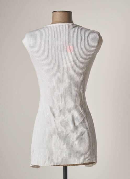 Gilet sans manche blanc IN LOVE pour femme