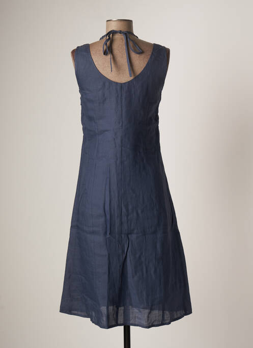 Robe mi-longue bleu RODIKA pour femme