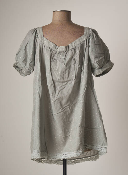 Tunique manches courtes gris IN LOVE pour femme