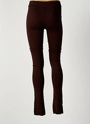 Legging stretch taille normale marron PIER ANTONIO GASPARI femme