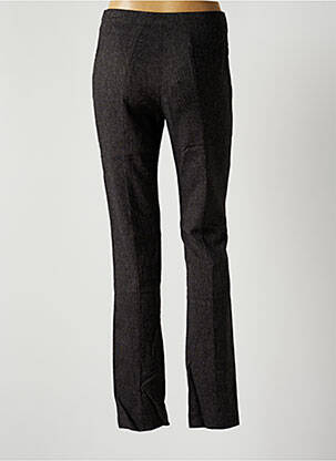 Pantalon droit stretch taille normale noir PIER ANTONIO GASPARI femme