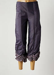 Pantacourt taille normale taille normale violet MADAME ZAZA OF MARSEILLE femme